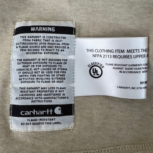 Carhartt FR Force Long Sleeve T Shirt Mens XL NEW - Picture 9 of 13